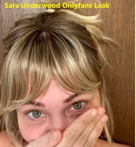 sara underwood onlyfans leak|Sara Jean Underwood Nude POV Blowjob OnlyFans Video Leaked